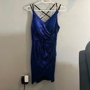 Blue Sequence Dress